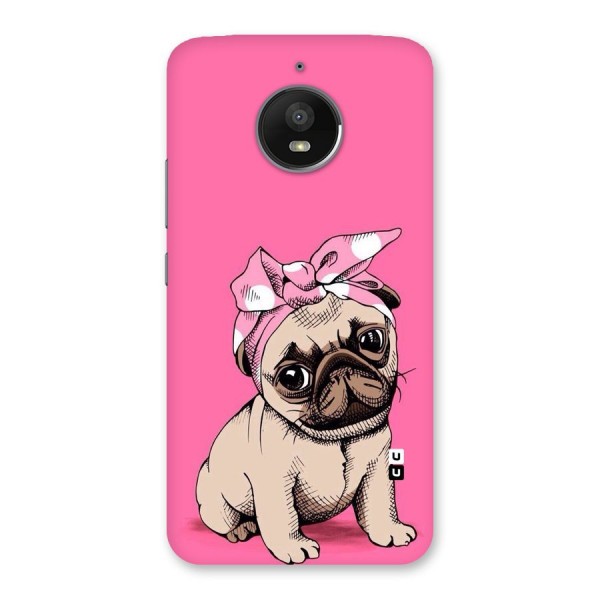 Ribbon Doggo Back Case for Moto E4 Plus