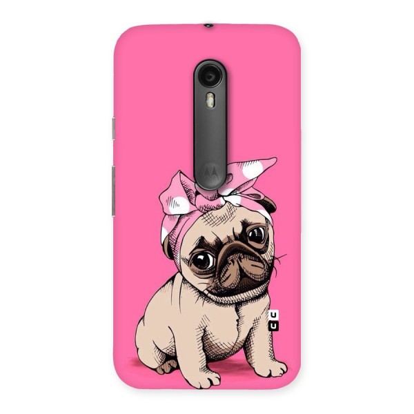 Ribbon Doggo Back Case for Moto G3