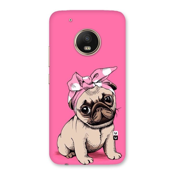 Ribbon Doggo Back Case for Moto G5 Plus