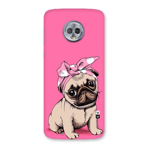 Ribbon Doggo Back Case for Moto G6