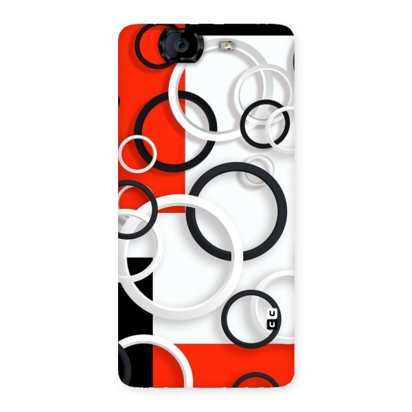 Rings Abstract Back Case for Canvas Knight A350