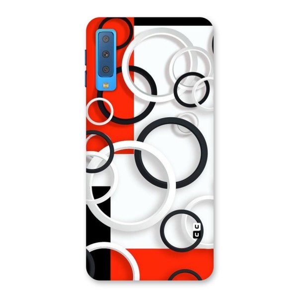 Rings Abstract Back Case for Galaxy A7 (2018)