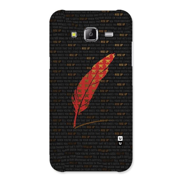 Rise Up Feather Back Case for Samsung Galaxy J5