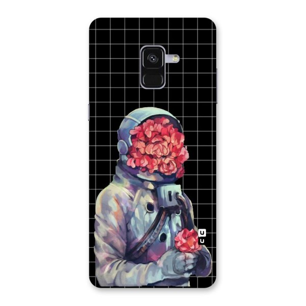 Robot Rose Back Case for Galaxy A8 Plus