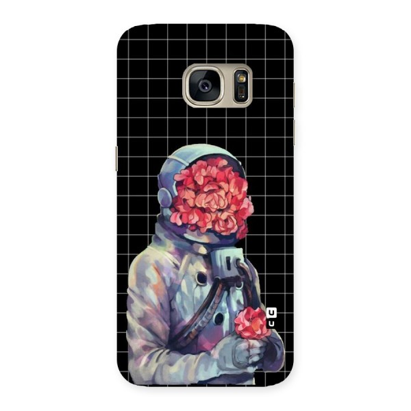 Robot Rose Back Case for Galaxy S7