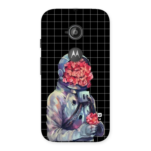 Robot Rose Back Case for Moto E 2nd Gen