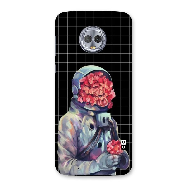 Robot Rose Back Case for Moto G6