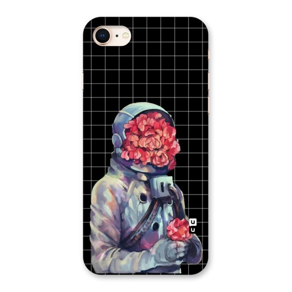 Robot Rose Back Case for iPhone 8