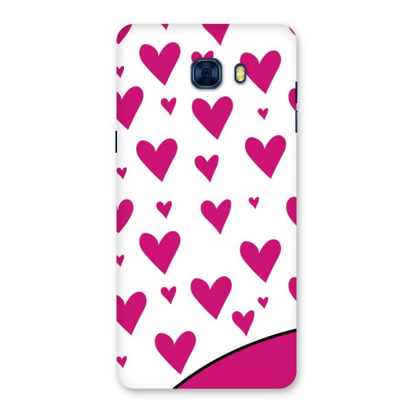 Romantic Couples with Hearts Back Case for Galaxy C7 Pro