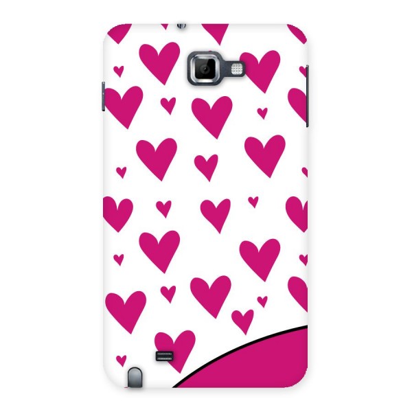 Romantic Couples with Hearts Back Case for Galaxy Note