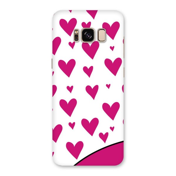 Romantic Couples with Hearts Back Case for Galaxy S8