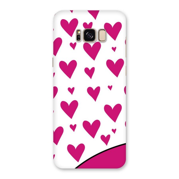 Romantic Couples with Hearts Back Case for Galaxy S8 Plus