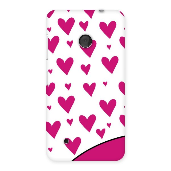 Romantic Couples with Hearts Back Case for Lumia 530