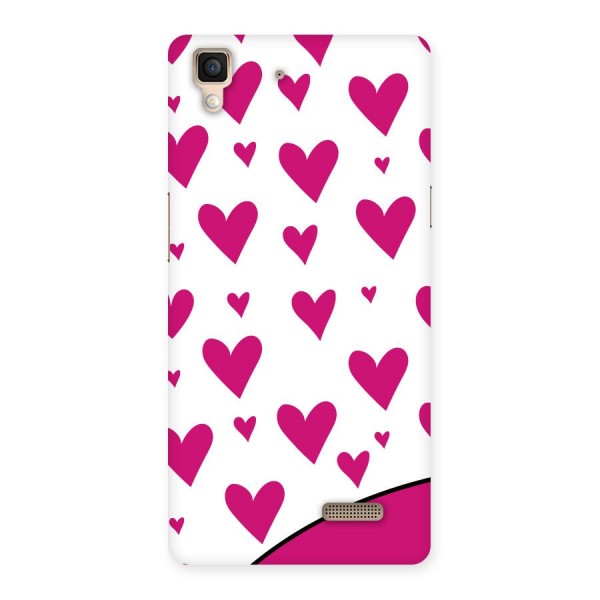 Romantic Couples with Hearts Back Case for Oppo R7