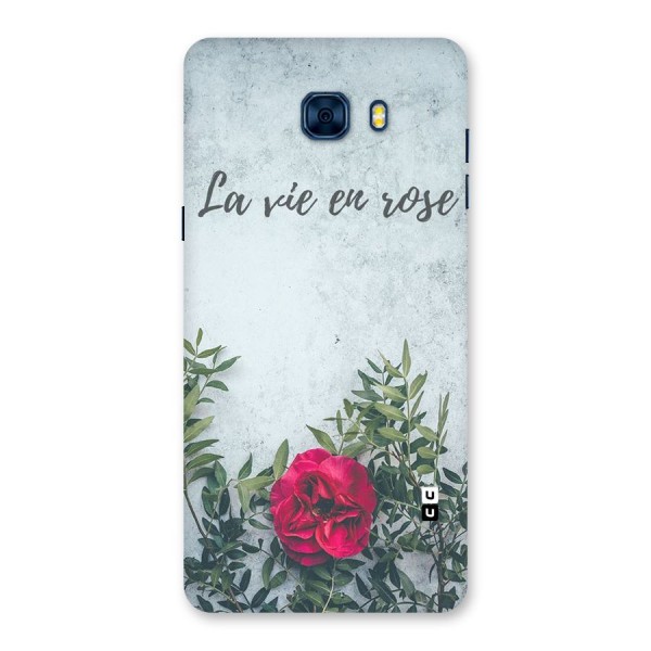 Rose Life Back Case for Galaxy C7 Pro