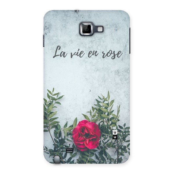 Rose Life Back Case for Galaxy Note