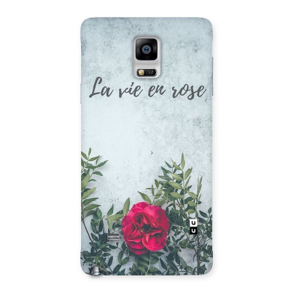 Rose Life Back Case for Galaxy Note 4