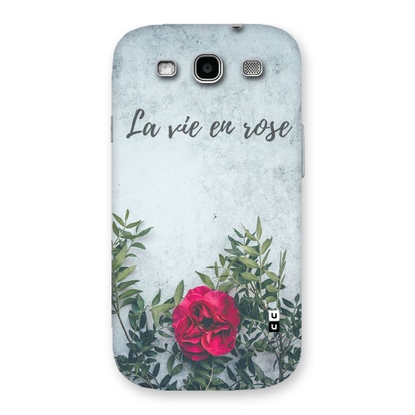 Rose Life Back Case for Galaxy S3 Neo