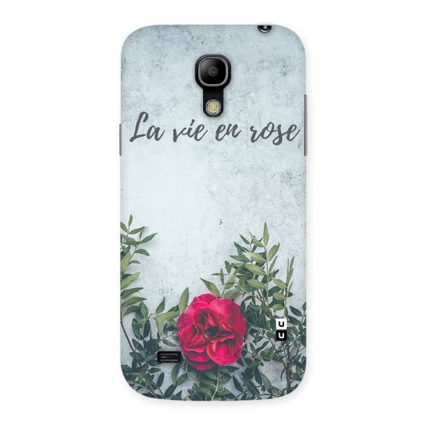 Rose Life Back Case for Galaxy S4 Mini