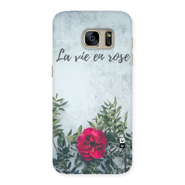 Rose Life Back Case for Galaxy S7