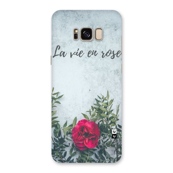 Rose Life Back Case for Galaxy S8 Plus