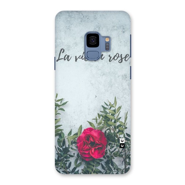 Rose Life Back Case for Galaxy S9