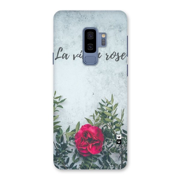 Rose Life Back Case for Galaxy S9 Plus