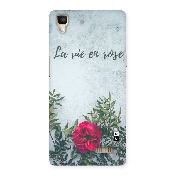 Rose Life Back Case for Oppo R7