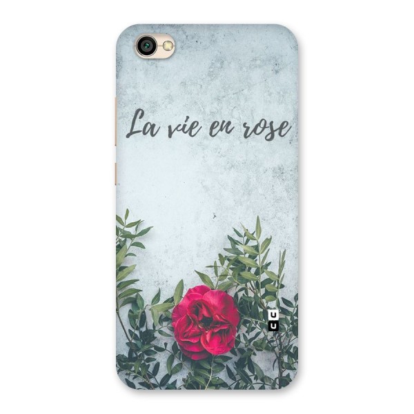 Rose Life Back Case for Redmi Y1 Lite