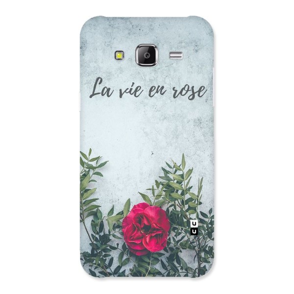 Rose Life Back Case for Samsung Galaxy J5