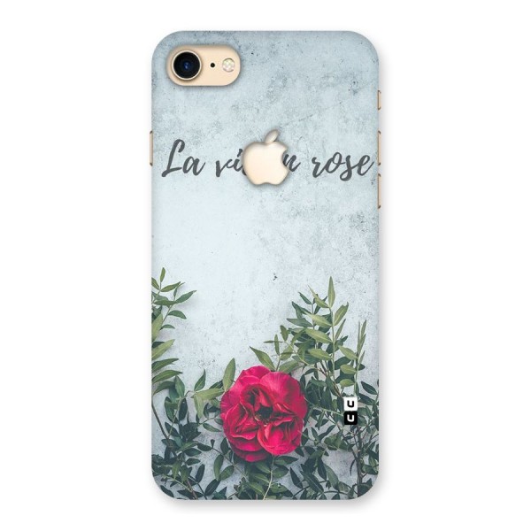 Rose Life Back Case for iPhone 7 Apple Cut