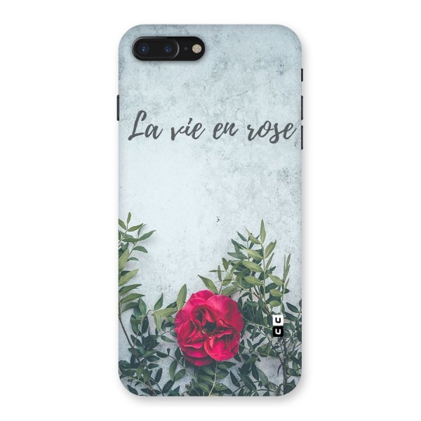 Rose Life Back Case for iPhone 7 Plus