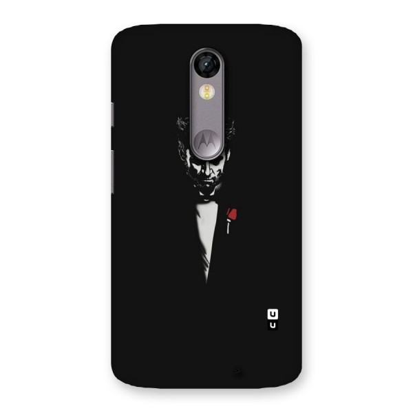 Rose Man Back Case for Moto X Force