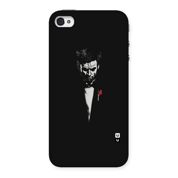 Rose Man Back Case for iPhone 4 4s