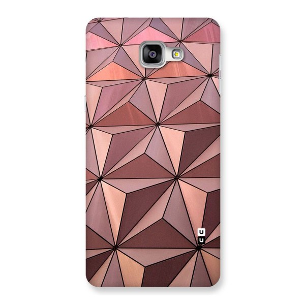 Rosegold Abstract Shapes Back Case for Galaxy A9