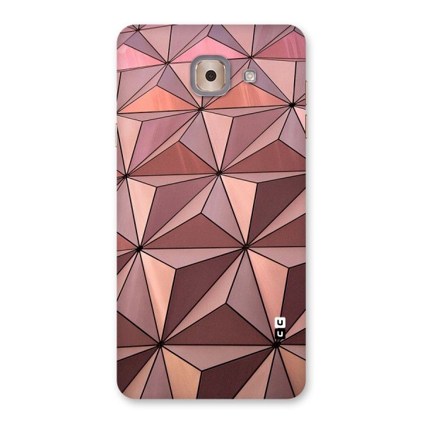 Rosegold Abstract Shapes Back Case for Galaxy J7 Max