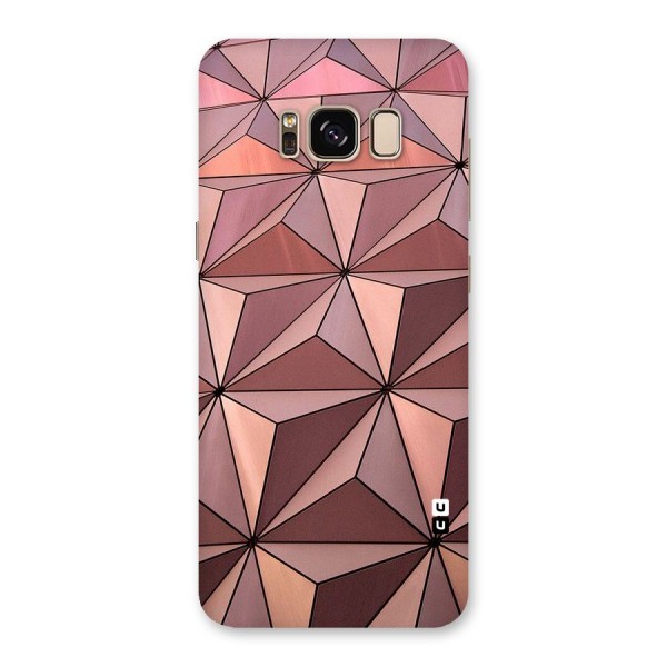 Rosegold Abstract Shapes Back Case for Galaxy S8