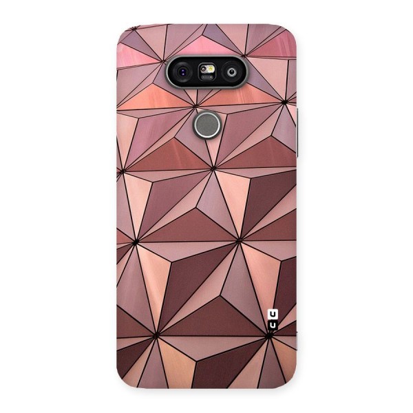 Rosegold Abstract Shapes Back Case for LG G5