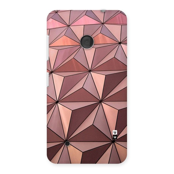 Rosegold Abstract Shapes Back Case for Lumia 530