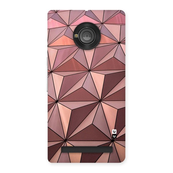 Rosegold Abstract Shapes Back Case for Yu Yuphoria