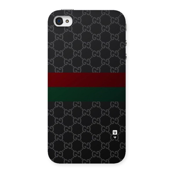 Royal Stripes Design Back Case for iPhone 4 4s