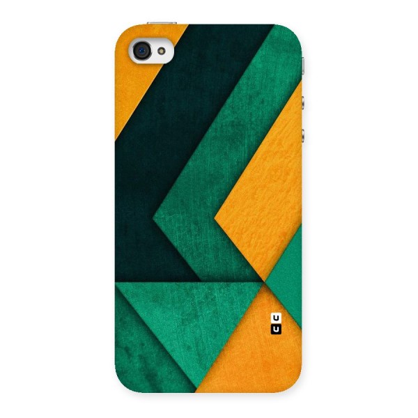 Rugged Abstract Stripes Back Case for iPhone 4 4s