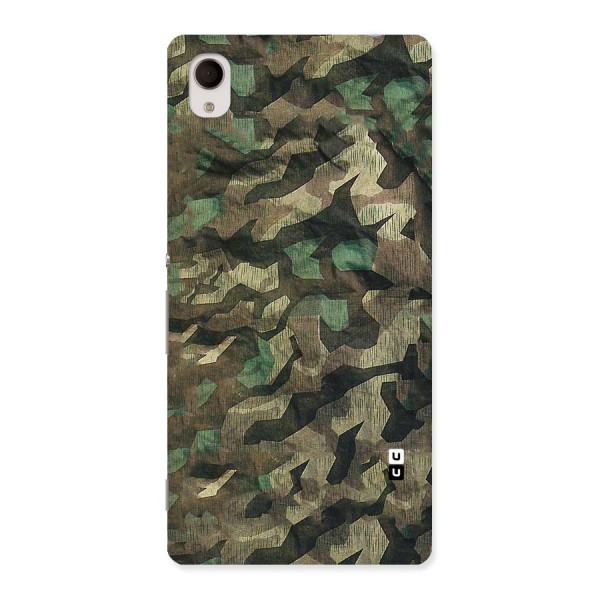 Rugged Army Back Case for Xperia M4 Aqua