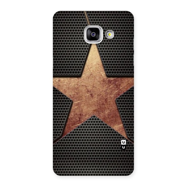 Rugged Gold Star Back Case for Galaxy A5 2016