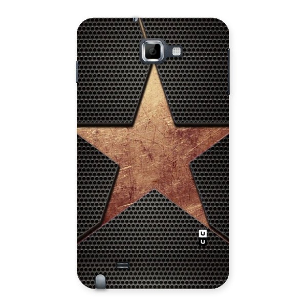 Rugged Gold Star Back Case for Galaxy Note