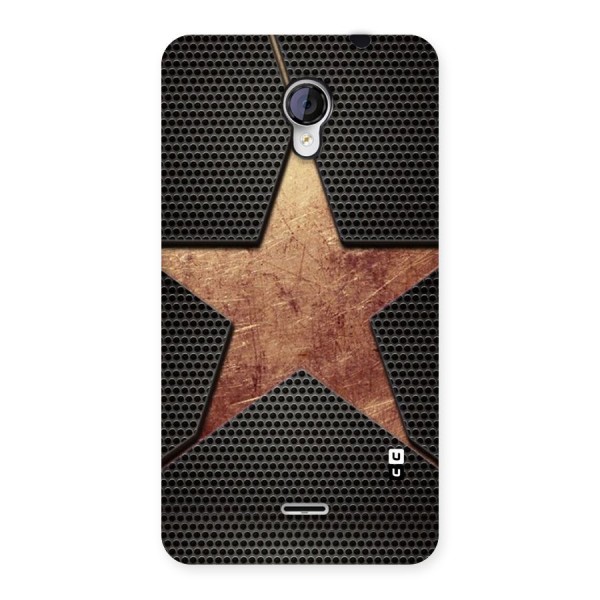 Rugged Gold Star Back Case for Micromax Unite 2 A106