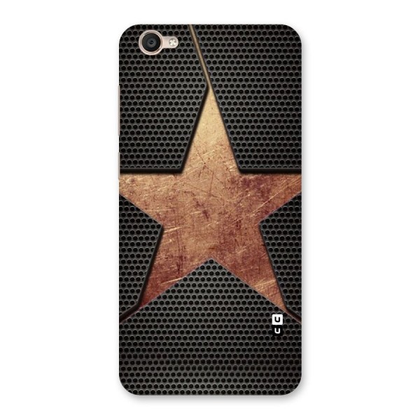 Rugged Gold Star Back Case for Vivo Y55s