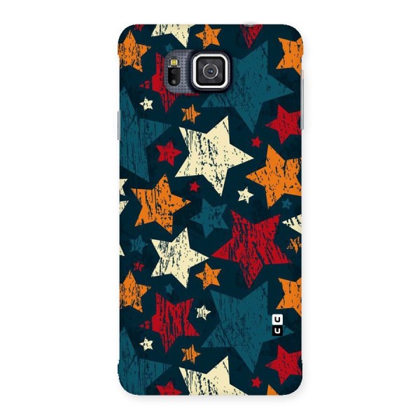 Rugged Star Design Back Case for Galaxy Alpha