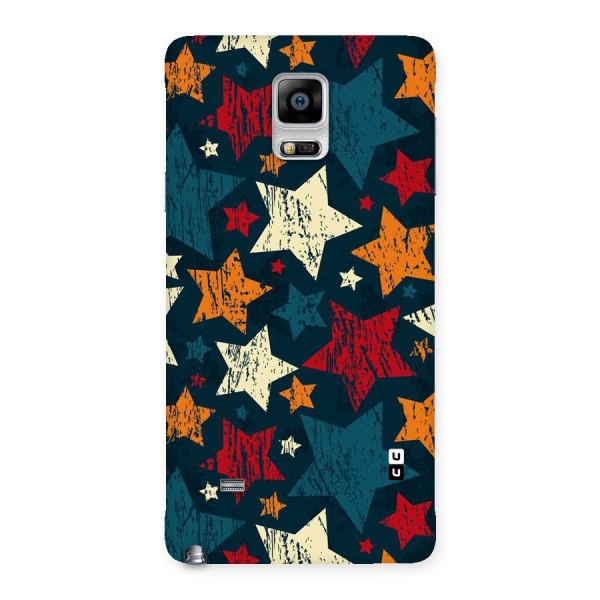 Rugged Star Design Back Case for Galaxy Note 4