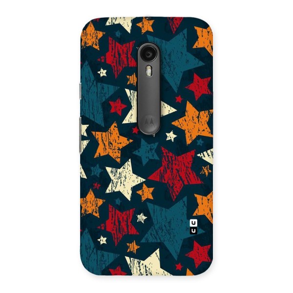 Rugged Star Design Back Case for Moto G3